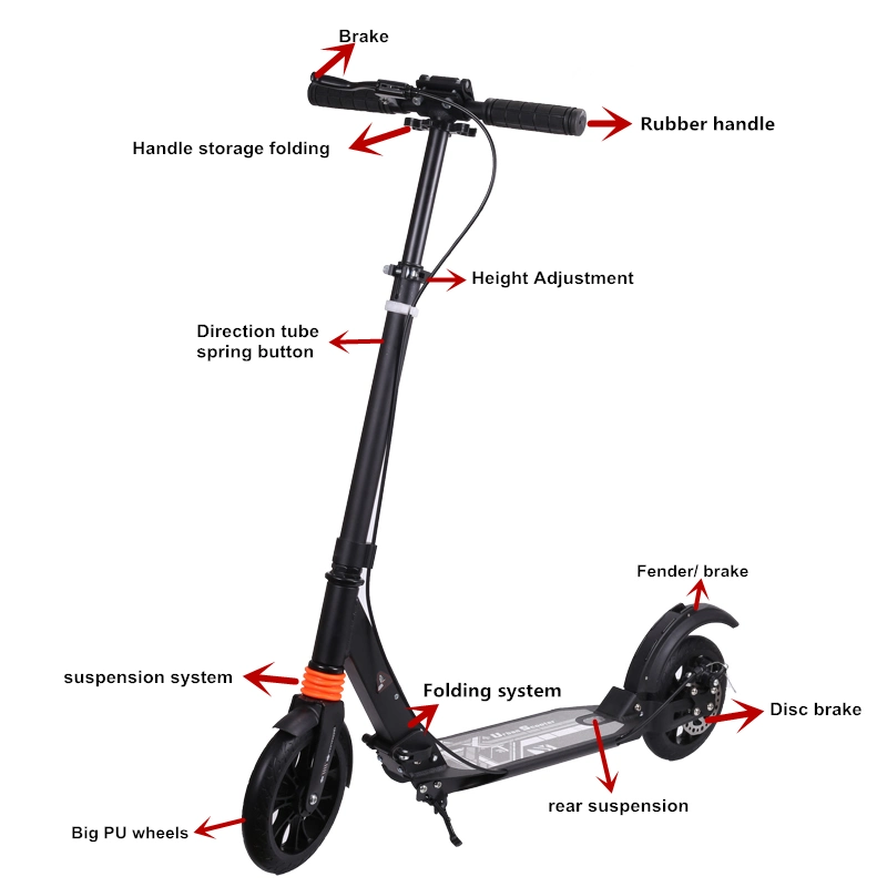 Factory Direct Supply Urban Balancing Adult Kick Drift PRO Stunt Scooter Freestyle