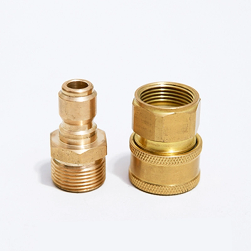 High Quality Copper 1/4" High Pressure Quick Connector Car Washer Adapter Water Gun for Car Washing