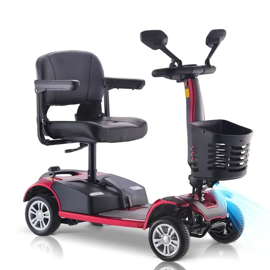 Scooter Scooter de movilidad eléctrica de cuatro ruedas para discapacitados para scooter para discapacitados