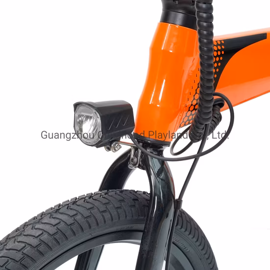 Nuevo modelo plegable 26 pulgadas 48V batería de litio de acero de alto carbono bicicleta eléctrica de montaña con luz