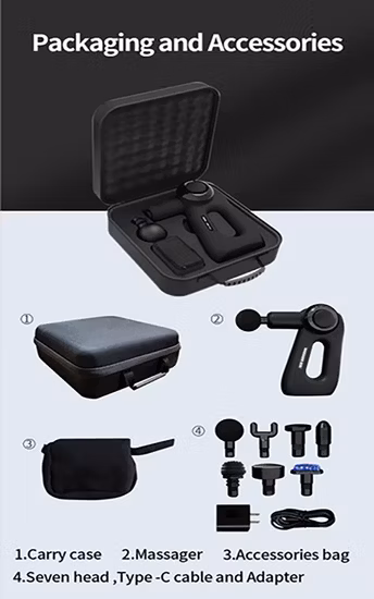 Pistola de masaje de cuerpo completo Fitness